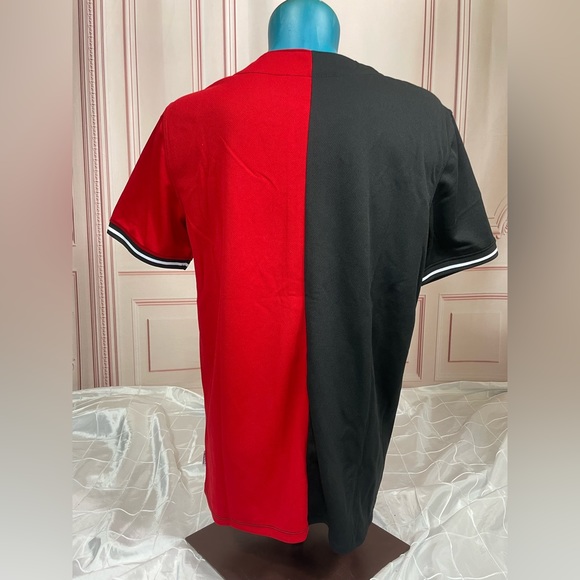 Disney Park Our Universe Marvel Logo Baseball Jersey Men's LARGE NW WDW AVENGERS - Picture 5 of 13